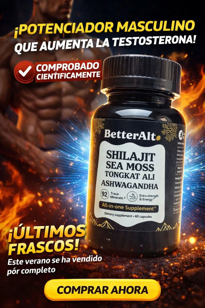 BETTERALT™ CAPSULAS DE SHILAJIT DEL HIMALAYA 2X1