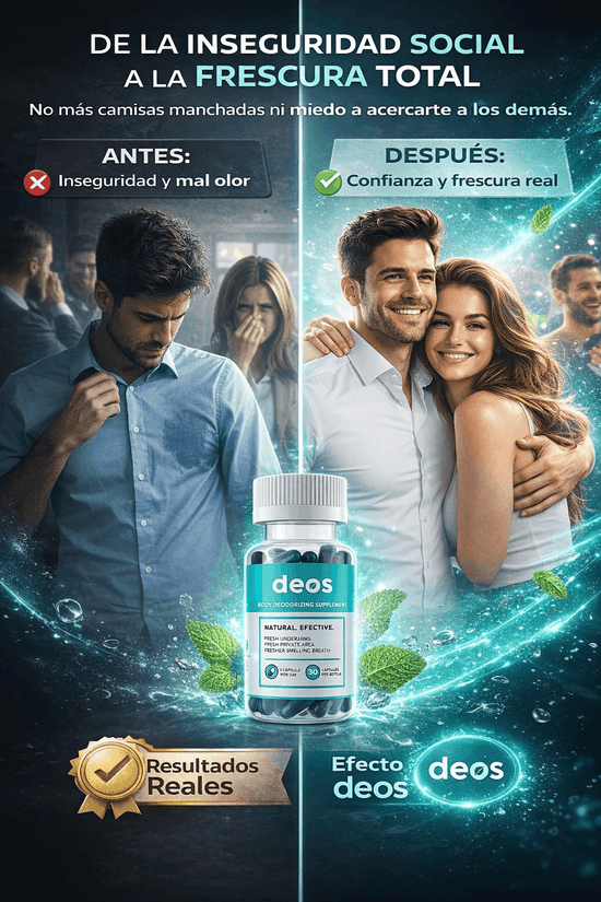 DEOS™ CAPSULAS PARA LOS MALOS OLORES